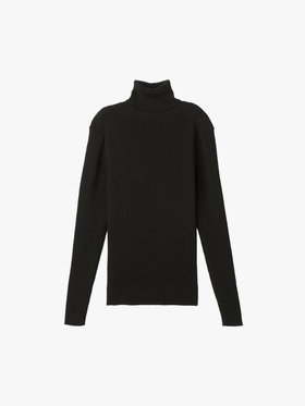 To b. by agnès b. タートルネック ニット プルオーバー ブラック