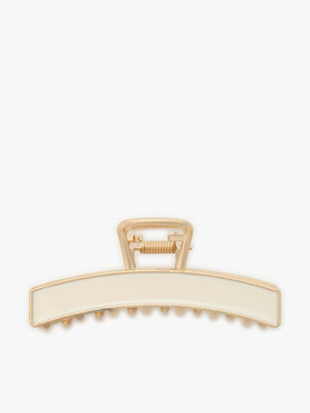 To b. by agnès b. カラー ミニ ヘアクリップ ホワイト