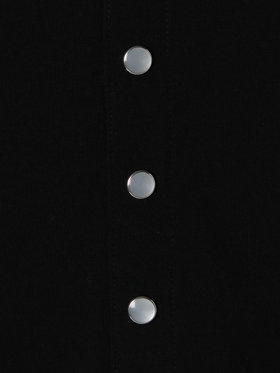 HOMME メンズ メンズ オーガニックコットン 長袖 カーディガンプレッション ブラック