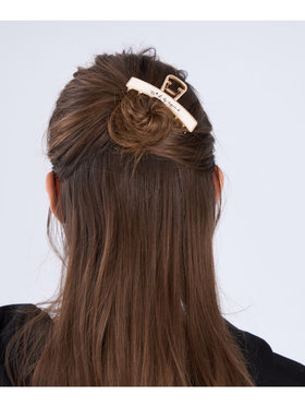 To b. by agnès b. カラー ミニ ヘアクリップ ホワイト