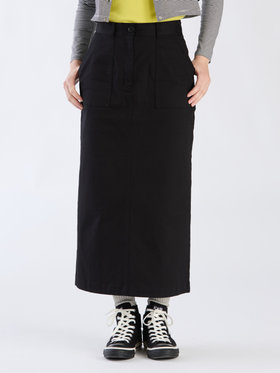 To b. by agnès b. 【Outlet】コットンストレッチチノスカート ブラック