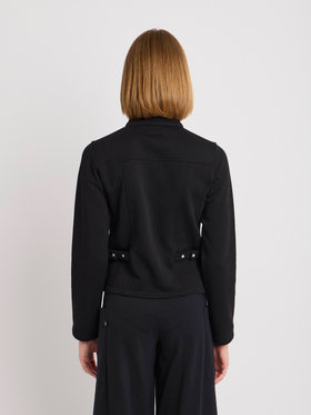 FEMME ウィメンズ コットン メルトン スタンドカラー ブルゾン ”Tambourin” ブラック