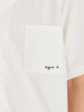 HOMME メンズ メンズ 開襟 半袖シャツ ”Magnam” ホワイト