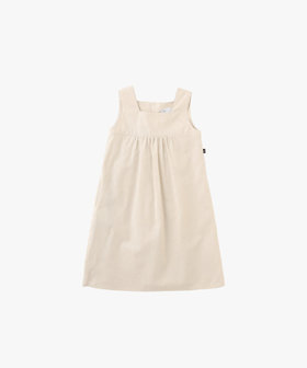ENFANT ガールズ キッズ コットンリネン ノースリーブ ワンピース ベージュ系その他