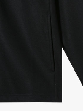 HOMME メンズ メンズ ウール 長袖 ジップアップ カーディガン ”Ziggy” ブラック