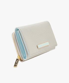 VOYAGE ウィメンズ バッグ＆ウォレット レザー 三つ折り ミニ ウォレット "Erika" QAW05-16 グレー系その他