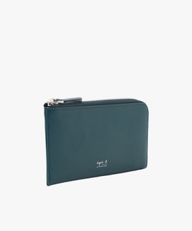 VOYAGE メンズ バッグ＆ウォレット レザー ラウンドジップ ロングウォレット "Yvon" ZAH04-08 グリーン