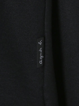 HOMME メンズ メンズ ウール 長袖 ジップアップ カーディガン ”Ziggy” ブラック