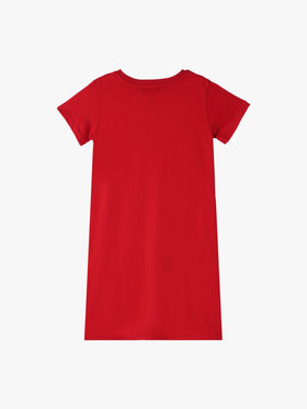 ENFANT ガールズ 【Outlet】S179 E ROBE キッズ ロゴワンピース レッド