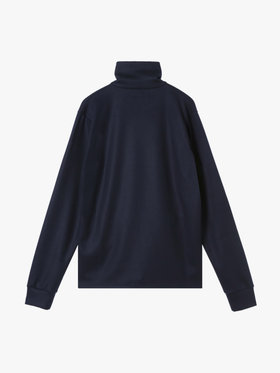 HOMME メンズ メンズ ウール 長袖 ジップアップ カーディガン ”Ziggy” ブルー系その他