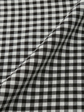 To b. by agnès b. ヴィシーチェック スカーフ ブラック