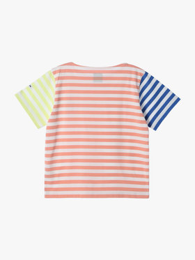 ENFANT ユニセックス 【Outlet】【キッズ】agnes b. x HELLY HANSEN マリンボーダーTシャツ オレンジ系その他