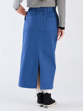 To b. by agnès b. 【Outlet】コットンストレッチチノスカート ブルー