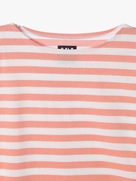 ENFANT ユニセックス 【Outlet】【キッズ】agnes b. x HELLY HANSEN マリンボーダーTシャツ オレンジ系その他