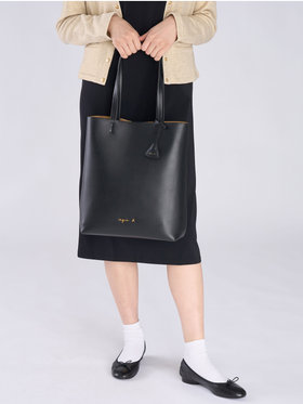 VOYAGE ウィメンズ バッグ＆ウォレット レザー ラージ トートバッグ ABS03-02 ブラック