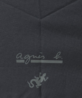 HOMME メンズ AB01 PARAPLUIE ロゴ折り畳み傘 ブラック