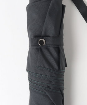 HOMME メンズ AB01 PARAPLUIE ロゴ折り畳み傘 ブラック