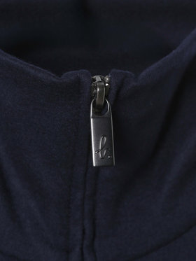 HOMME メンズ メンズ ウール 長袖 ジップアップ カーディガン ”Ziggy” ブルー系その他