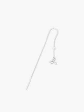 FEMME ウィメンズ 【Outlet】H925 "b." ロゴ ピアス "Iconic - thin and tiny" シルバー