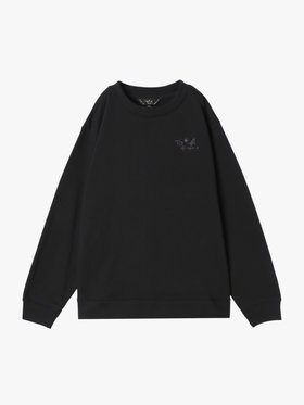 To b. by agnès b. BIG LOGO BOYS SWEAT ホワイト×ブラック