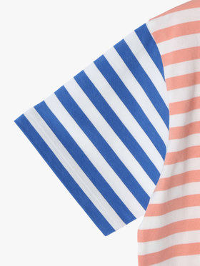 ENFANT ユニセックス 【Outlet】【キッズ】agnes b. x HELLY HANSEN マリンボーダーTシャツ オレンジ系その他