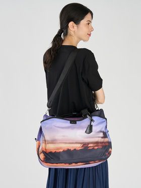 VOYAGE ウィメンズ バッグ＆ウォレット フォトプリント ナイロン 2way ラージ ボストンバッグ "My bag" RAT01R-01 パープル系その他