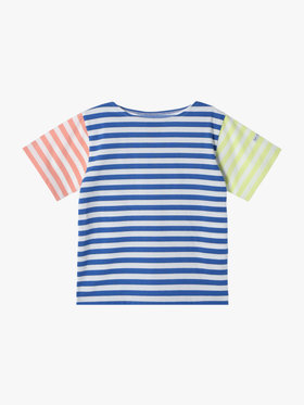 ENFANT ユニセックス 【Outlet】agnes b. x HELLY HANSEN ショートスリーブマリンボーダーティー(キッズ) ブルー系その他