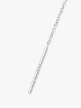 FEMME ウィメンズ 【Outlet】H925 "b." ロゴ ピアス "Iconic - thin and tiny" シルバー