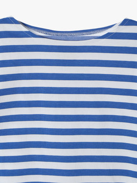 ENFANT ユニセックス 【Outlet】agnes b. x HELLY HANSEN ショートスリーブマリンボーダーティー(キッズ) ブルー系その他