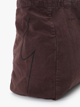 FEMME ウィメンズ キャンバス トートバッグ ”Grand Cabas Spirit” グレー