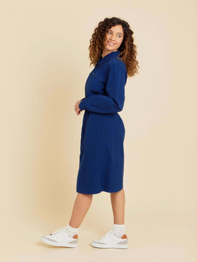 FEMME ウィメンズ 【Outlet】UAX5 ROBE ワンピース ネイビー