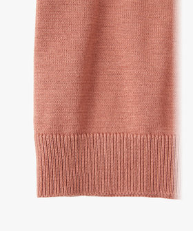 ENFANT ベビー ベビー ロゴ刺繍 コットン 長袖 ニットプルオーバー レッド