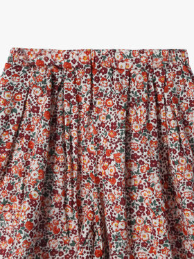 ENFANT ガールズ 【Outlet】キッズ フラワープリント コットン フレア キュロット レッド系その他