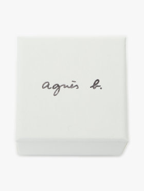 FEMME ウィメンズ 【Outlet】H925 "b." ロゴ 2チェーン ピアス "Iconic - thin and tiny" ゴールド