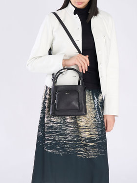 VOYAGE ウィメンズ バッグ＆ウォレット レザー 2way トートバッグ "Angele" ABS13ー01 ブラック