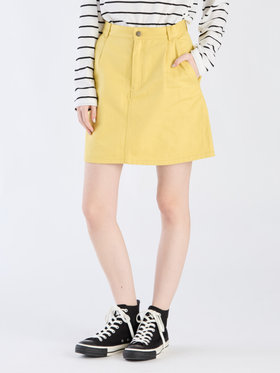 To b. by agnès b. 【Outlet】コットンツイルミニスカート イエロー