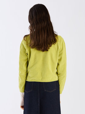 To b. by agnès b. 【Outlet】オープンワークモールニットプルオーバー ライトグリーン