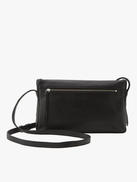 FEMME ウィメンズ ラムスキンレザー ショルダーバッグ "Asya" ブラック