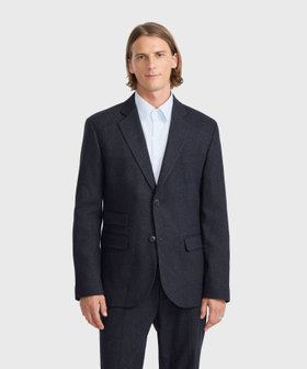 HOMME メンズ メンズ ツイードテーラードジャケット "Philemon" ネイビー