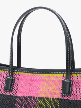 VOYAGE ウィメンズ バッグ＆ウォレット ラフィア ミディアム トートバッグ WAX35-02 ネイビー