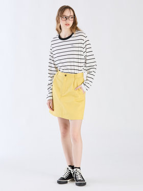 To b. by agnès b. 【Outlet】コットンツイルミニスカート イエロー