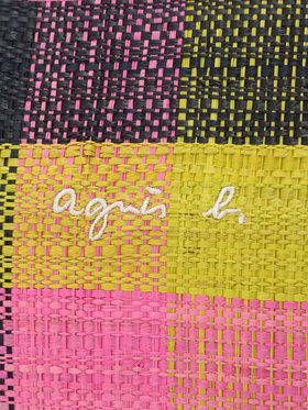 VOYAGE ウィメンズ バッグ＆ウォレット ラフィア ミディアム トートバッグ WAX35-02 ネイビー