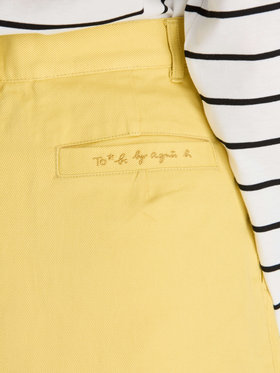 To b. by agnès b. 【Outlet】コットンツイルミニスカート イエロー