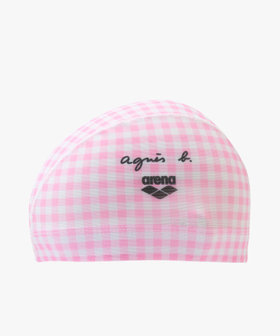 FEMME ウィメンズ agnes b. x arena メッシュキャップ レッド×ピンク