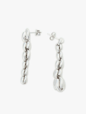 FEMME ウィメンズ 【Outlet】チェーン ピアス "Iconic - Hollow Silver Chain" シルバー