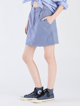 To b. by agnès b. 【Outlet】コットンツイルミニスカート ブルー
