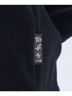 To b. by agnès b. 【Outlet】パイル タートルネック プルオーバー ブラック