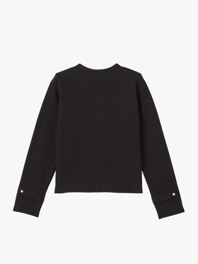 To b. by agnès b. コットン トラディショナル カーディガン ブラック