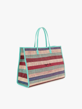 VOYAGE ウィメンズ バッグ＆ウォレット ラフィア ミディアム トートバッグ WAX35-02 グリーン