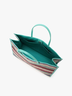 VOYAGE ウィメンズ バッグ＆ウォレット ラフィア ミディアム トートバッグ WAX35-02 グリーン